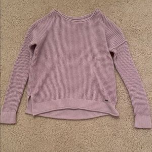 purple hollister sweater